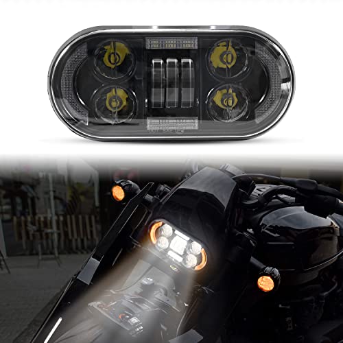 VEISUTOR مصباح أمامي LED محدث لدرّاجة هارلي سبورتستر S 1250 21-23، مصابيح أمامية مع شعاع عالي ومنخفض وإشارة انعطاف برتقالية لدرّاجة هارلي سبورتستر S 1250 RH1250S 2021-2023 ملحقات - Image 1