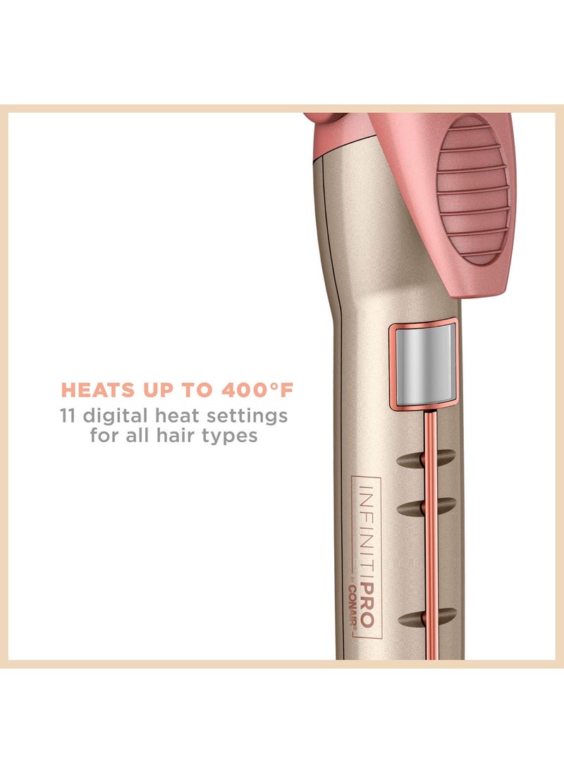CONAIR INFINITIPRO BY CONAIR Frizz Free 1inch Titanium Ceramic Curling Iron 1inch barrel produces classic curls  for use on short medium and long hair  - Image 3