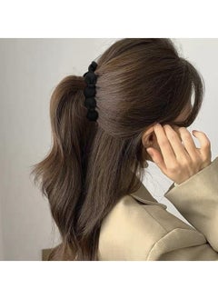 XiuWoo 6 Pcs Bow Claw Banana Clips Hair, Matte Strong Hold Ponytail Bun Holder, Hair Jaw Barrettes Styling Accessories for Women Girls  - Image 2