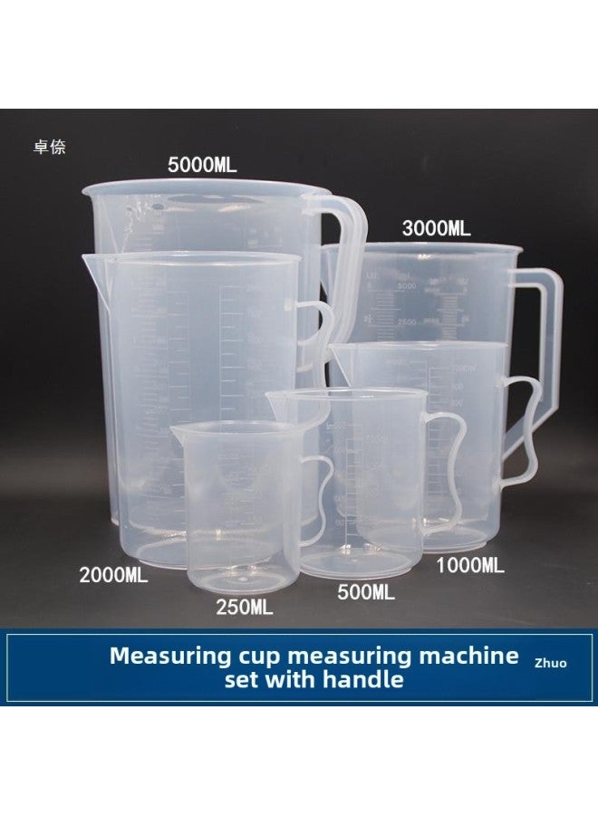 Plastic Measuring Cup Kidsren's Experiment Measuring Cup Dropper Set Liquid Measuring Cup Kindergarten Science Area Tool Materials-Specifications:Measuring Instrument Set (tapered Bottle) (five-piec  - Image 4
