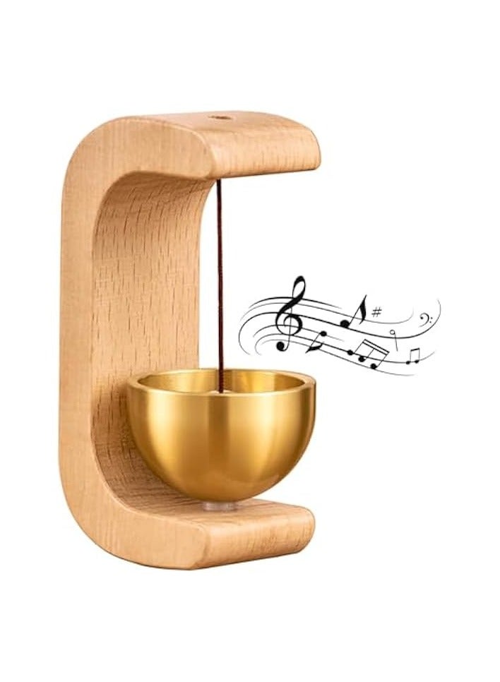 erorex Artisan Shopkeepers Bell Doorbell for Door Opening, Magnetic Wood Wind Chime for Door Garden Restaurant Room - Image 1