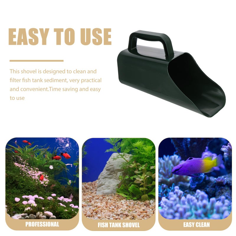 Aquarium Gravel Cleaner Sand Scooper With Water Permeable Bucket For Fish Tank Cleaning - Image 4