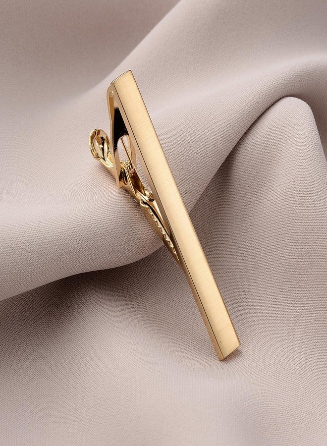 Wynameleri Silver Gold Tie Pins Tie Clips Set of 4 for Men in Gift Box - Image 5