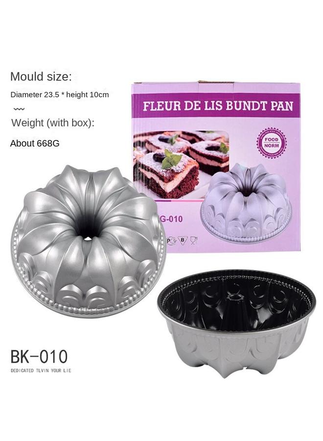 Bluejw Baking Mold Hollow Heart-shaped Cast Aluminum Cake Mold Coo Goo Hoff Mold Integrated Mold  - Image 1