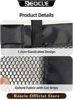 REOCLE Magic Gate Retractable Large Dog Gate Folding Mesh Pet Gate Screen Guard Safety Mesh Dog Gate for Stairs & Kitchen & Indoor & Outdoor  - Image 4