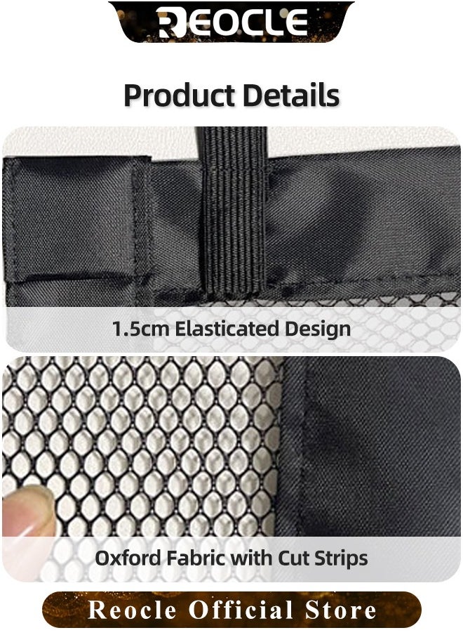 REOCLE Magic Gate Retractable Large Dog Gate Folding Mesh Pet Gate Screen Guard Safety Mesh Dog Gate for Stairs & Kitchen & Indoor & Outdoor  - Image 4