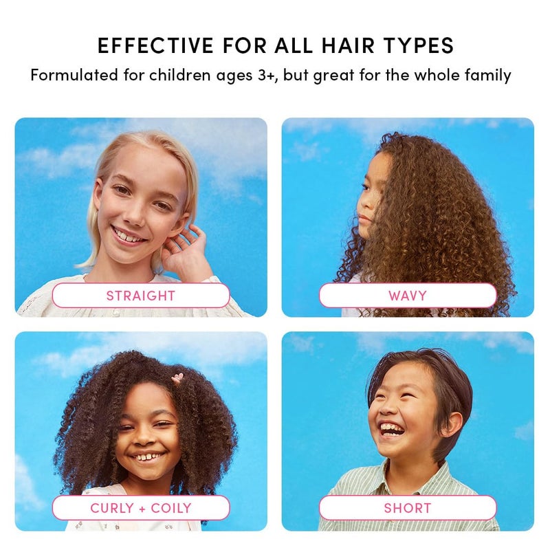 Evereden Happy Hair Duo for Kids: Vegan Shampoo and Conditioner Set with Detangler Brush - Strengthens  Smooths All Hair Types - Image 4