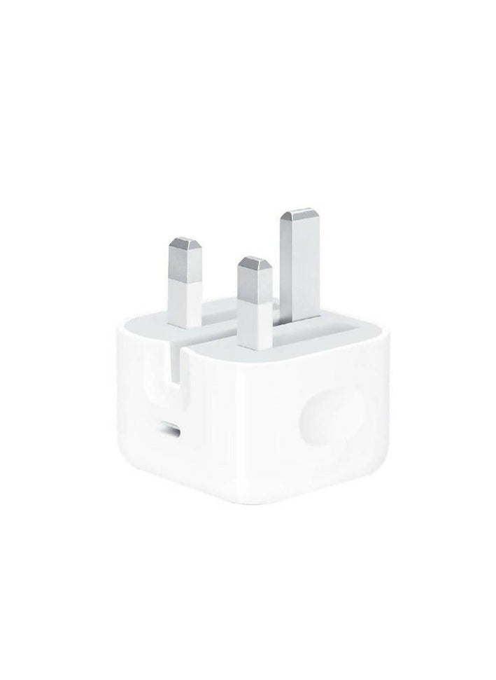 comma tech - 20W Fast iPhone Charger - USB-C Wall Charger with USB-C to Lightning Cable (1m) with Lightning Earphone Compatible with iPhone 14/14 Pro/14 Pro Max/13/12/SE 2020/11/XR/XS Max/X/iPad - Image 1