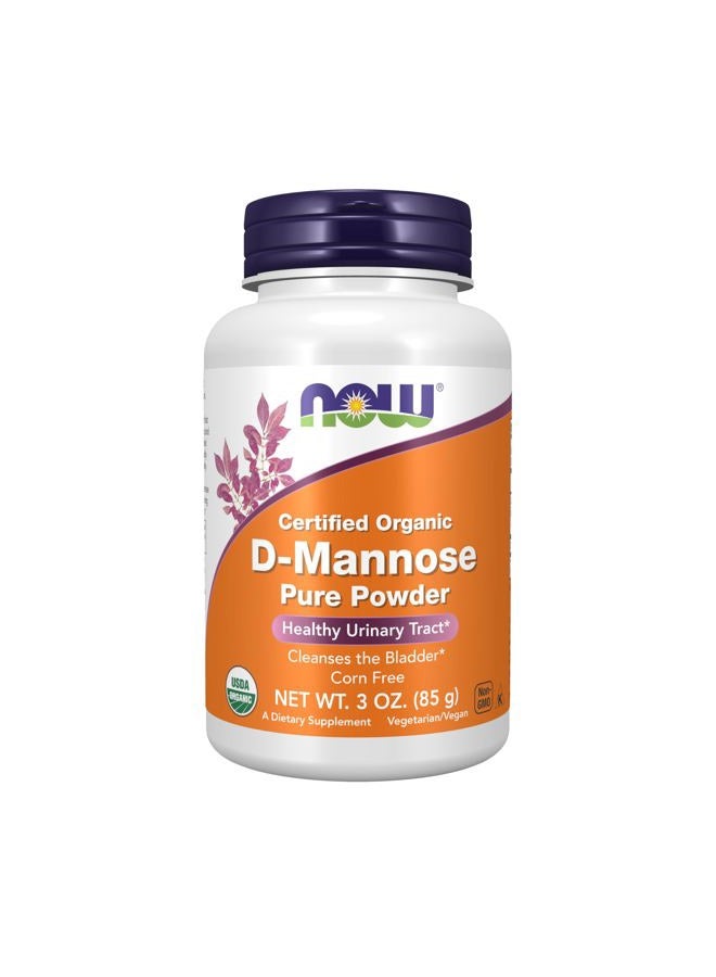 NOW Supplements, D-Mannose Powder for Immune Support, Non-GMO Project Verified, Healthy Urinary Tract*, 3-Ounce - Image 1
