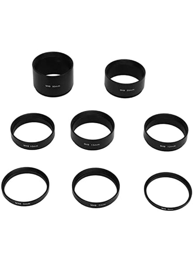 M48 Extension Tube Kit 8 Pcs Set 3 5 7 10 12 15 20 30mm For Telescope Photography - Image 1