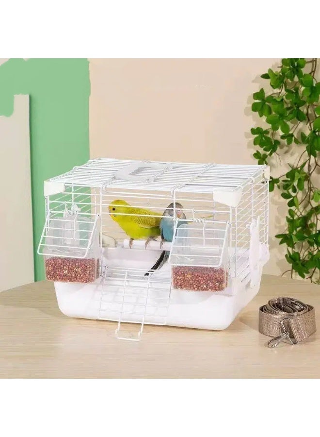 Portable Bird Carrier Backpack, Outdoor Travel Bird Cage - Image 1