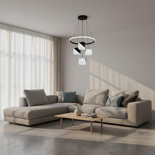 Lyse Decor Designer LED Jhoomar, Chandelier Light for Ceiling Decor in Halls, Living Spaces and Office Reception Areas - Image 4