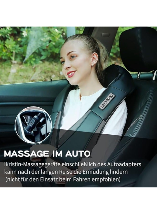 general Neck massager with heating function, shiatsu massager 3D deep massage, relieve neck, back, waist and other pain, meet the massage needs of the whole family - Image 4