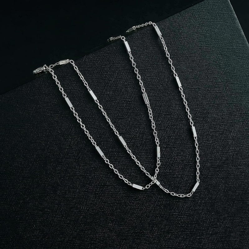 MIDEEO Gold/Silver Ankle Bracelets for Women,14K Gold Anklets for Women Waterproof Cuban Link Heart Beads Herringbone Rhinestone Anklets Set Layered Anklet Bracelets for Women Gold Jewelry Gift - Image 5
