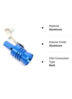 PAMEER Aluminum Alloy Exhaust Turbo Sound Whistle Simulator, Turbo Sound Exhaust Muffler Pipe Whistle Car Roar Maker, Car Blow off valve Tip Simulator WhistlerTail Pipe.  - Image 4
