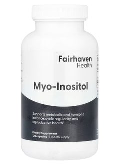 fairhaven health Myo-Inositol, For Women and Men, 120 Capsules  - Image 1