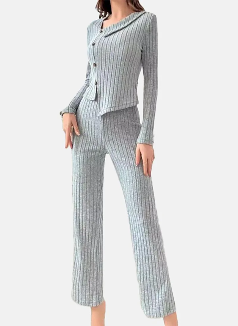 يونيكي Grey Solid Pyjamas & Top