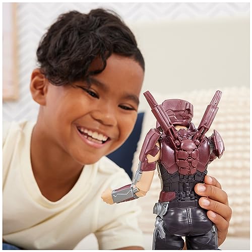 DC Comics, Carapax Action Figure, Red Suit, 12-inch, Detailed Sculpt, Poseable Blue Beetle Movie Collectible Superhero Kids Toys for Boys and Girls, Ages 3+ - Image 4