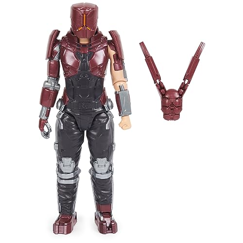 DC Comics, Carapax Action Figure, Red Suit, 12-inch, Detailed Sculpt, Poseable Blue Beetle Movie Collectible Superhero Kids Toys for Boys and Girls, Ages 3+ - Image 5