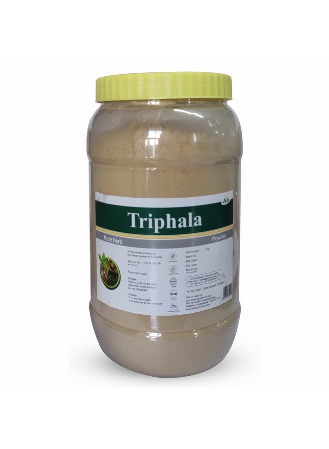Jain Triphala Churna | Organic Triphala Powder | Digestive Support, Promotes Healthy Gut | Constipation Relief | Quick Relief from Acidity & Gas, 1 Kg - Image 1