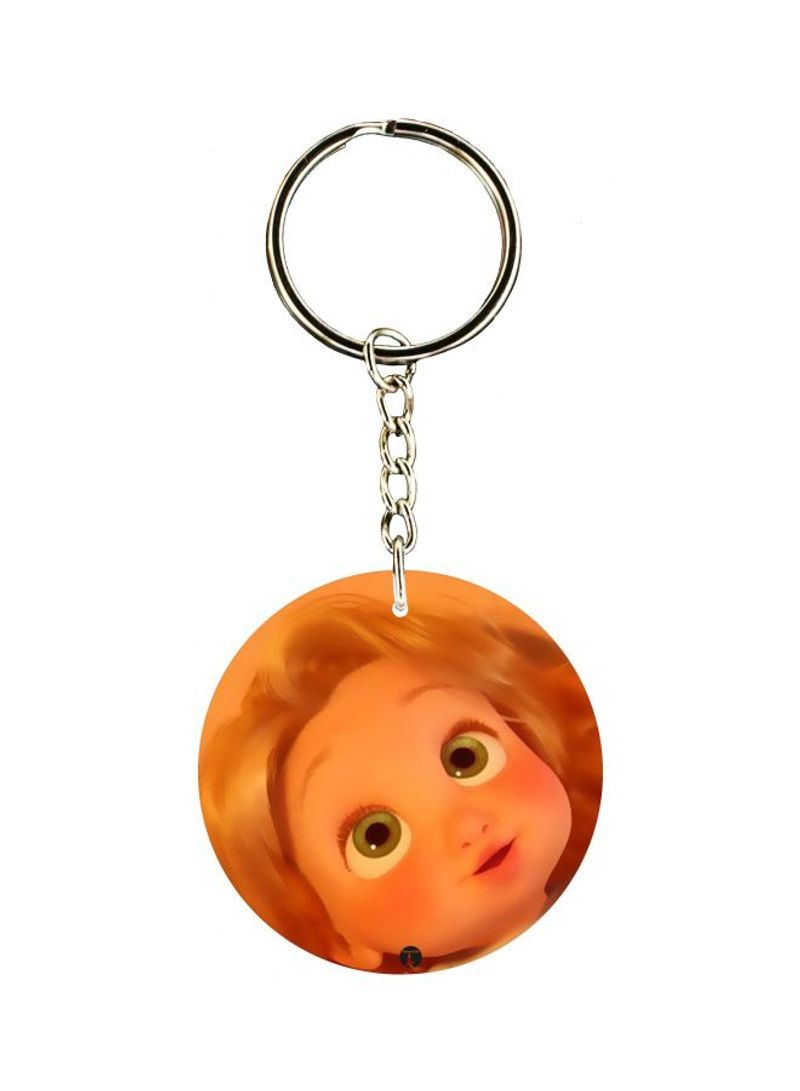 RKN Rapunzel Printed Double Sided Keychain