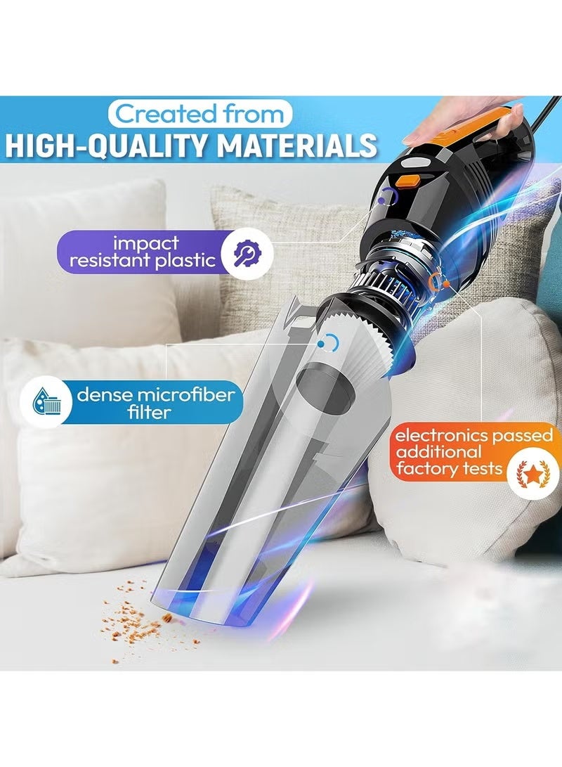 3XR High Quality Vacuum For Car Cleaning Interior, Car Vacuum Cleaner With LED Light - Image 3