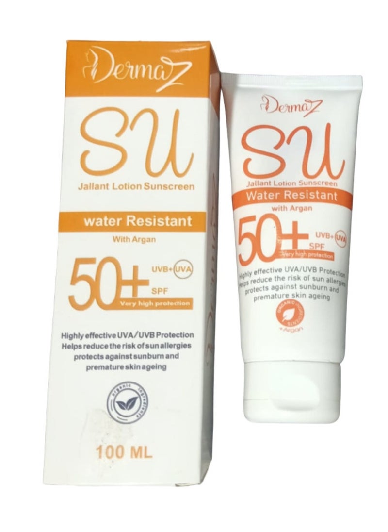 Dermaz - Derma Z Sunscreen Lotion  50+ 100ml - Image 1