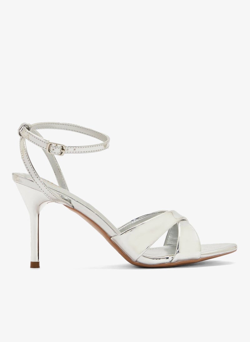 ELLA Heeled Sandal With Crossover  Strap - Image 5
