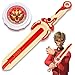 INFINITY NADO Mini Nado Sword for Beginners Spinning Top and Sword Launcher Battle Set Toys for Kids Battle Brust Top Toys for 5 6 7 8 9 Year Old Boys Red - Image 3