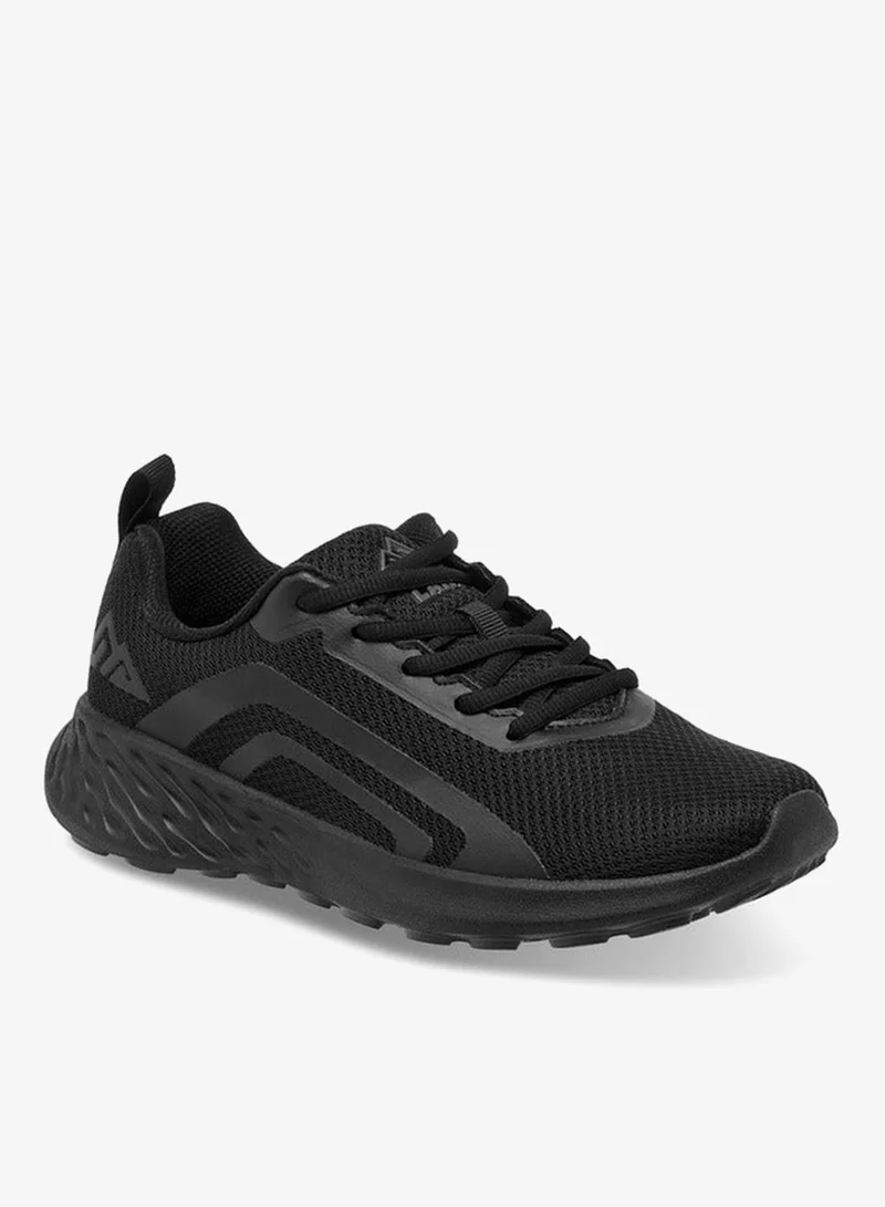 Oaklan by Shoexpress BLACK Textured Sports Shoes with Lace-Up Closure  | Best Price UAE