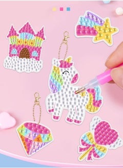 Daytoyz 5D Diamond Keychain Kit, Diamond Keychains, Art Keychain Pendant, DIY Diamond Key Chains Pendant Decoration  - Image 4