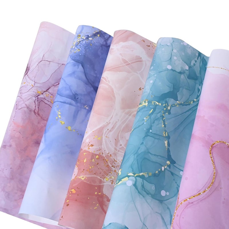 Suffix Retail10 Pcs Gift Wrapping Paper Sheets With Gift Ribbons Gift Nametag Stickers 10 Pcs For Gift Wrapping Paper Sheets19 X 28 InchesMulti