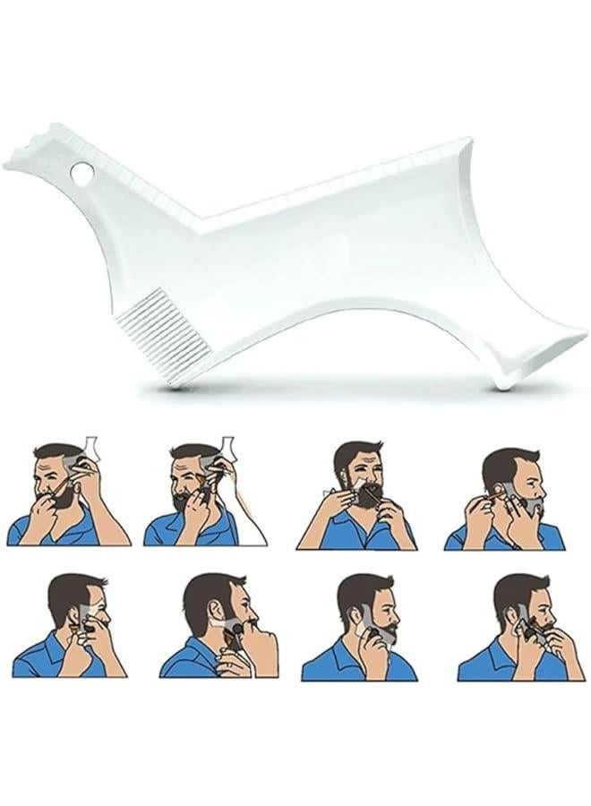 موكسو قالب تشكيل اللحية للرجال مع مشط، أداة تشذيب شعر الوجه للشارب السكسوكة - Image 5