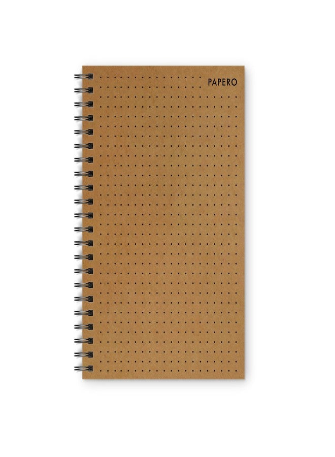 PaperO A4 100 GSM Square and Dot Grid Notebook Combo | 5MM Square Graph Design | A4 Size (8.5 x 11 inches) | Ideal for Architects & Designers | Kraft Cover | 100 Pages - Image 3