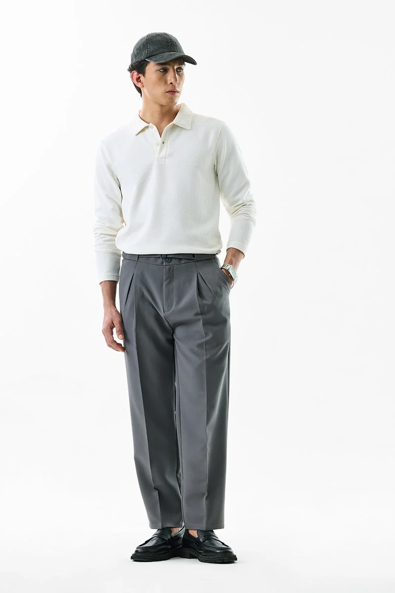 SNITCH Korean Regular Fit Stretch Trousers