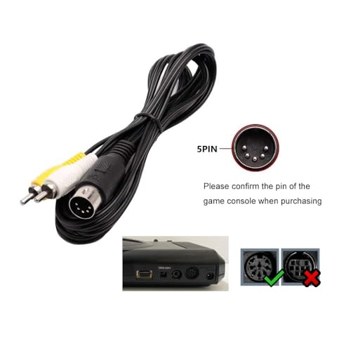 CHILDMORY AV RCA Audio Video TV Adapter Cable for Genesis 1 Console - Image 4