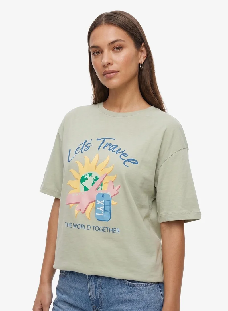 Vero Moda Crew Neck Regular Fit T-Shirt