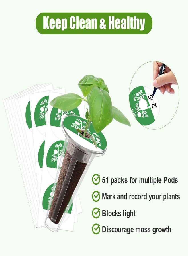 DRYADES Grow Sponges and Nutrients for Hydroponics Plant Food Compatible with Aero Garden and All Brands - Seed Pods Lables and Indoor Plant Fertilizer for Indoor Garden Hydroponics Growing System - Image 5