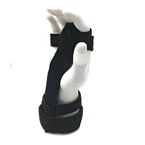 OTC Finger Immobilizer Hand Splint, Fracure Recovery Support, Medium, Black - Image 4