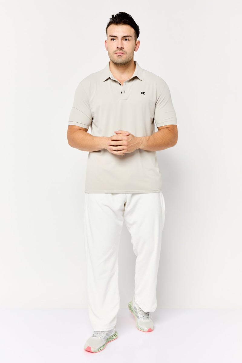 RBX تي شيرت بولو رياضي للرجال بأكمام قصيرة، خارجي، رمادي - Image 2