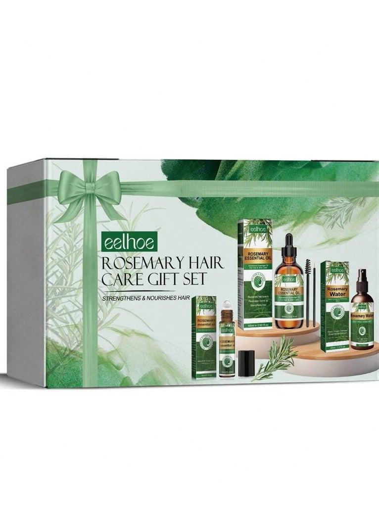 EELHOE Rosemary Oil Set For Complete Hair And Skin Care, Consisting Of 3 Pieces - Image 1