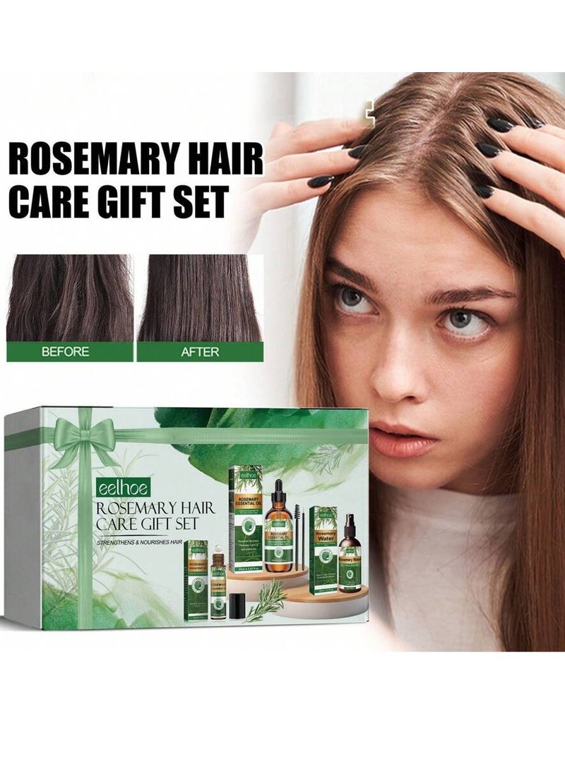 EELHOE Rosemary Oil Set For Complete Hair And Skin Care, Consisting Of 3 Pieces - Image 3