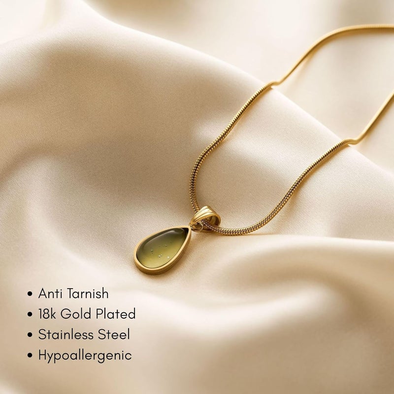 MONOZO pendant chain for women girls Love anti tarnish stainless steel Necklace stylish Neck Chain | Modern Design | Birthday Anniversary gift Valentine Accessories - Image 3