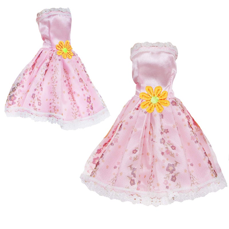 BJDBUS 6 Pcs Ball Mini Gown Dress for 11.5 inch Girl Doll Clothes Playset - Image 5