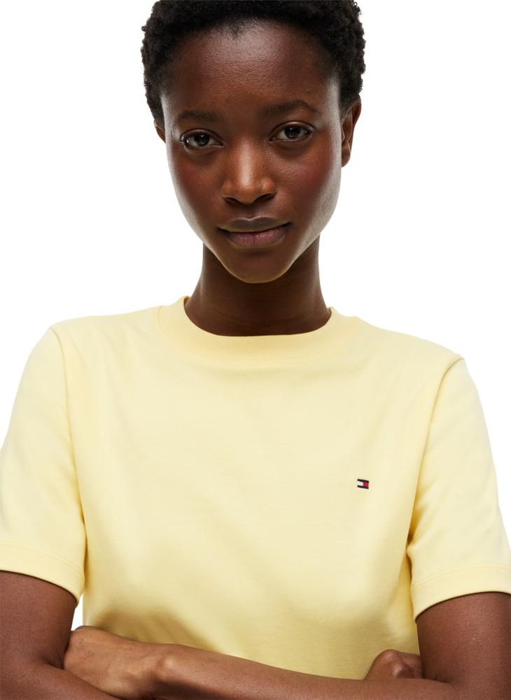 TOMMY HILFIGER Boxy Interlock Knit T-Shirt - Image 3