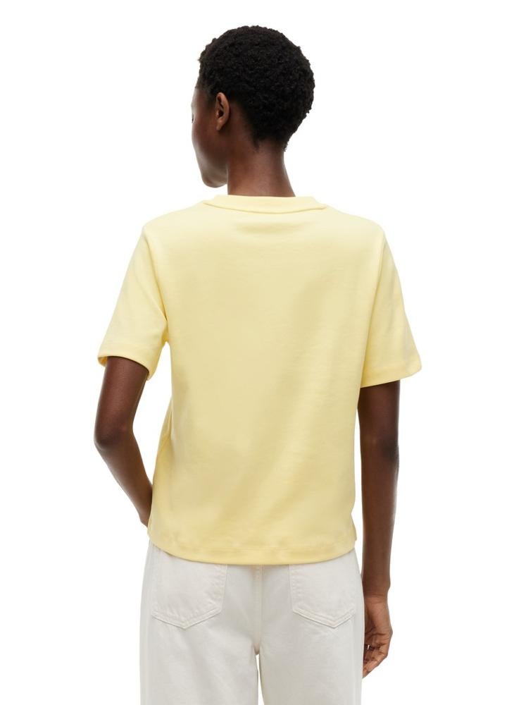 TOMMY HILFIGER Boxy Interlock Knit T-Shirt - Image 2