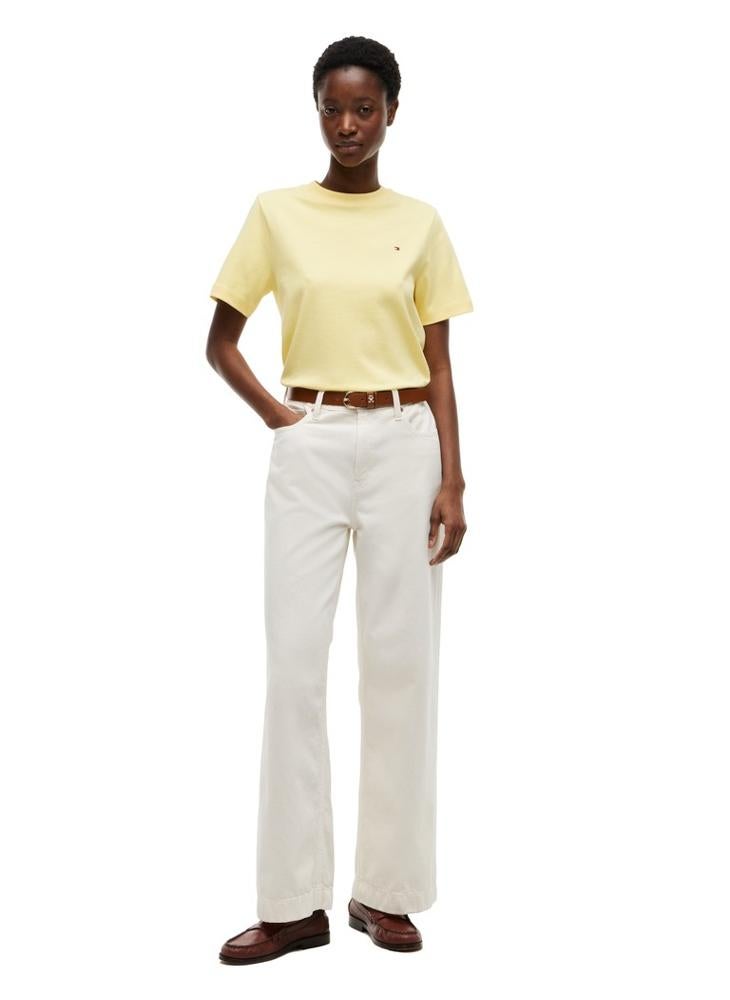 TOMMY HILFIGER Boxy Interlock Knit T-Shirt - Image 4