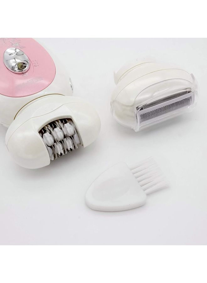 GEEPAS 2 in 1 Rechargeable Epilator Set White/Pink - Image 5
