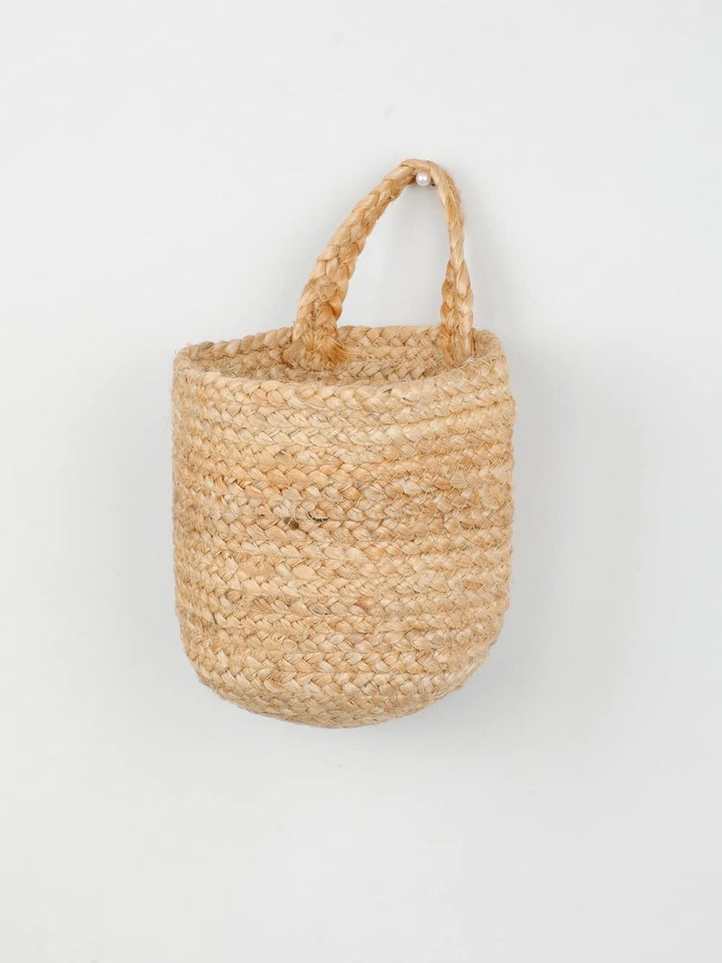 pepme Jute basket plain with single handle  - Image 2