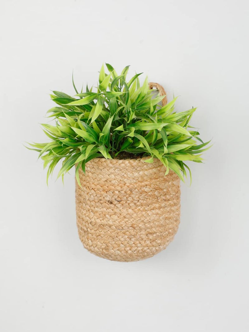 pepme Jute basket plain with single handle  - Image 3
